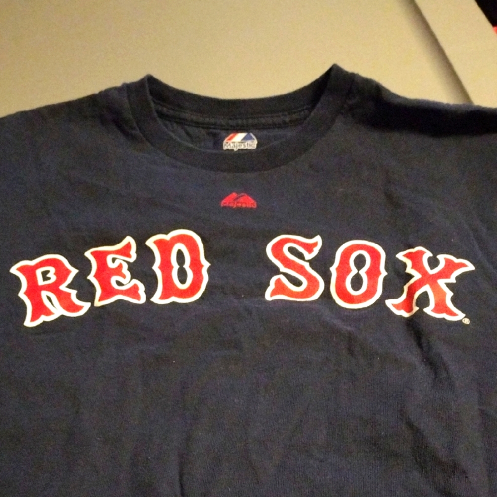 Vintage Boston Red Sox Youkilis Jersey T-shirt Large